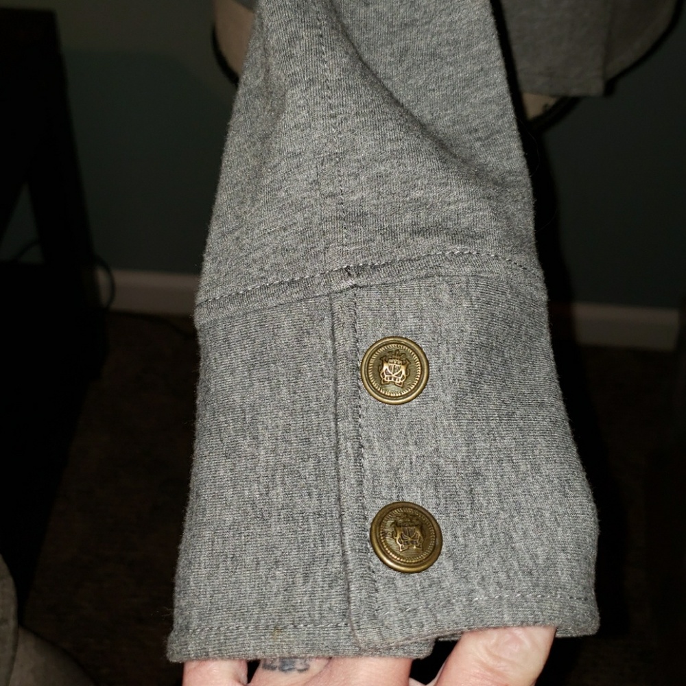 New Express Double Breasted Military Jacket Small - Picture 6 of 9